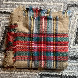 3 Large Square Blanket Scarves